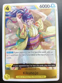 Kikunojo OP06-104 R Foil Rare Wings of the Captain One Piece Card Game NM/M - Image 1