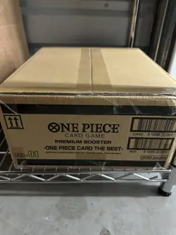 ONE PIECE ENGLISH TCG: THE BEST Premium Booster Box Case 10 Boxes PRB-01 - Image 1