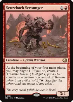 Scuzzback Scrounger NM Lorwyn Eclipsed MTG Magic The Gathering Red English Card - Image 1