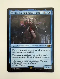 Ultimecia Temporal Threat MTG Magic the Gathering Card NM Near Mint FIN - Image 1