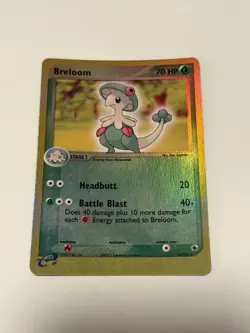Pokemon Breloom 16/109 EX Ruby & Sapphire Rare Card EX Mint/Near Mint - Image 1