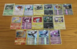 VINTAGE Pokemon card bundle x16 (holos reverse holo) 2007 20/130 30/130 80 82 64 - Image 1