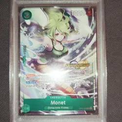 2024 One Piece Monet Championship Promo Card PSA 10 OP05-036 - Image 2