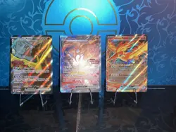 Team Rocket Destined Rivals Moltres UPC Stamped All 3 Pokemon Promo Cards - Image 2