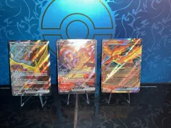 Team Rocket Destined Rivals Moltres UPC Stamped All 3 Pokemon Promo Cards - Image 3