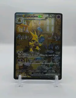 Pokemon Card Alakazam EX 201/165 Special Illustration Rare Scarlet & Violet 151 - Image 1