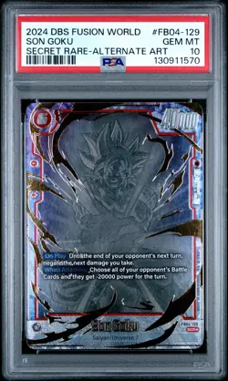 Son Goku Secret Rare-Alternate Art Dragon Ball Super Card Game Fusion World Ultr - Image 1