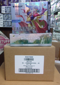 MTG MODERN 3 PLAY + FINAL FANTASY OMEGA + BLOOMBURROW COMMANDER SET (4) - Image 1