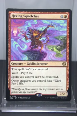 Hexing Squelcher MTG 0145 ECL Rare Regular NM Near Mint - Image 1