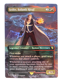 Seifer, Balamb Rival (Borderless) FOIL - FINAL FANTASY MTG: Near Mint - Image 1