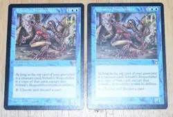 MTG 2x Rare Blue Creature VOLRATH'S SHAPESHIFTER (1) Magic the Gathering - Image 1