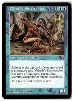 MTG Volrath's Shapeshifter - Stronghold Moderately Played English - Image 1