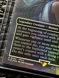 Rinoa, Angel Wing (Borderless) Commander: Final Fantasy Foil NM Rare MTG - Image 2