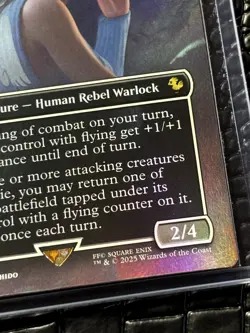 Rinoa, Angel Wing (Borderless) Commander: Final Fantasy Foil NM Rare MTG - Image 3