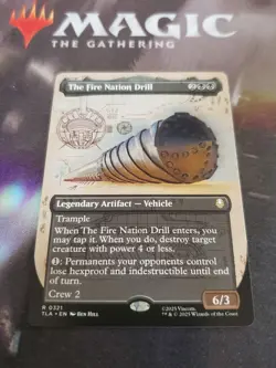 Mtg. The Fire Nation Drill. Borderless. Avatar The Last Airbender. Nm - Image 1