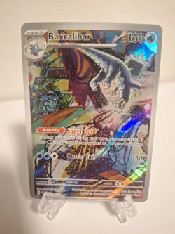 Pokemon TCG Baxcalibur Card 210/193 IR Sv02: Paldea Evolved 2023 - Image 1