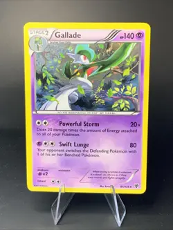 Pokemon Gallade Holo Plasma Storm 61/135 NMHolo Foil 2012 Fire TCG - Image 1