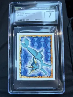 Raichu AND Vaporeon 1999 Pokemon Series 1 Stickers Merlin - Image 2