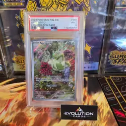 Pokemon TCG- Sprigatito 196/193 Paldea Evolved Illustration Rare PSA 9 - Image 1