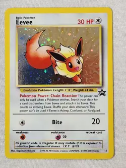 Played Eevee - Holofoil #11 Black Star Promo Pokemon TCG - Image 1