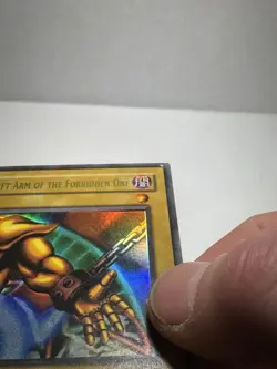 Left Arm of the Forbidden One #LOB-123 Medium Play Yu-Gi-Oh! Legend of Blue Eyes - Image 4