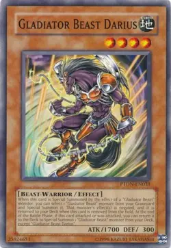 Yugioh! MP Gladiator Beast Darius - PTDN-EN031 - Common - Unlimited Edition Mode - Image 1