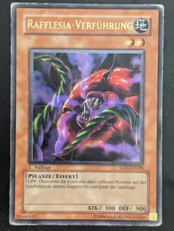 Rafflesia-Verfuhrung SOD-DE020 1. Auflage Ultimate Rare Deutsch VG YUGIOH - Image 1
