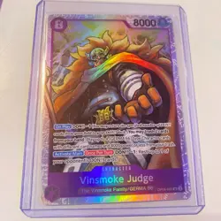 VINSMOKE JUDGE - SUPER RARE - OP06 - FOIL - ONE PIECE CCG - Image 1
