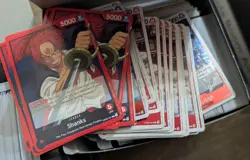 ONE PIECE TCG OP09 6 BOXES OF BULK SORTED C/UC/R ORGANIZED BY SET NUMBER - Image 2
