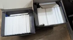 ONE PIECE TCG OP09 6 BOXES OF BULK SORTED C/UC/R ORGANIZED BY SET NUMBER - Image 3