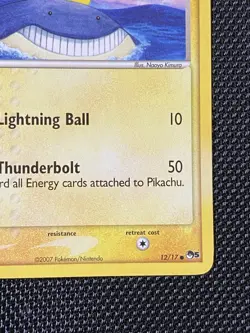 Pikachu Pop Series 5 12/17 Common Non-Holo Promo Card LP/NM - Image 4