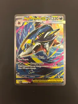 Pokemon Card Mega Sharpedo EX 127/094 SIR Phantasmal Flames - NM - Image 1