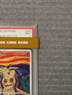 PSA 9 Pokemon Card Mimikyu Scream Munch Retrospective 289/SM-P Promo Japanese - Image 5