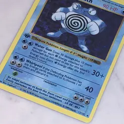 Poliwrath [1st Edition 13/102 Base Set Holo artwork not collectible for fun card - Image 2