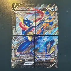 Greninja V-UNION Promo Set (4 Cards) - SWSH Pokemon NM - Black Star Promo - Image 1