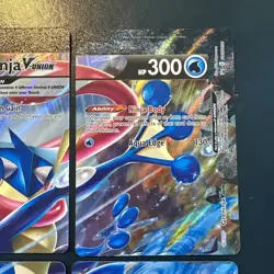 Greninja V-UNION Promo Set (4 Cards) - SWSH Pokemon NM - Black Star Promo - Image 3