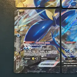 Greninja V-UNION Promo Set (4 Cards) - SWSH Pokemon NM - Black Star Promo - Image 4