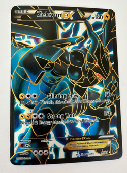 Pokemon TCG Zekrom EX 97/99 (Next Destinies) Full Art - Image 1