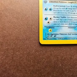 1st Edition Dark Blastoise 3/82 Pokemon Team Rocket Holo Rare Card - HP - First - Image 4