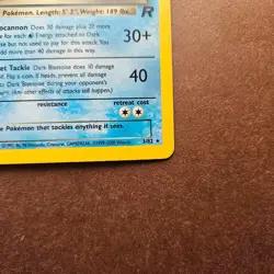 1st Edition Dark Blastoise 3/82 Pokemon Team Rocket Holo Rare Card - HP - First - Image 5