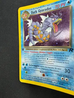 Pokemon Dark Gyarados 8/82 Team Rocket Rara Holo Prima Edizione Wizards ITA - Image 3