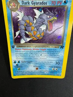 Pokemon Dark Gyarados 8/82 Team Rocket Rara Holo Prima Edizione Wizards ITA - Image 4