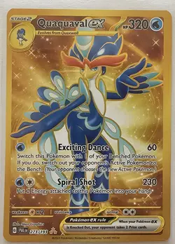 Pokemon Quaquaval 273/193 Paldea Evolved Hyper Rare Gold Mint - Image 1