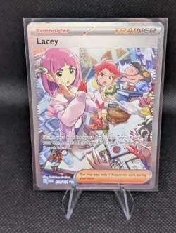 Pokemon TCG Lacey 172/142 SIR Full Art Trainer Stellar Crown LP English - Image 1