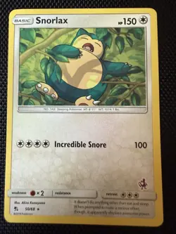 Snorlax - (Mewtwo Stamped) 050/068 Battle Academy Regular English LP - Image 1
