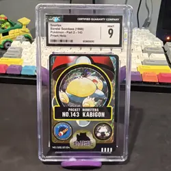 Snorlax CGC 9 POCKET MONSTERS 1998 SEALDASS Part 2 Pokemon Kairyu PSA BGS - Image 1