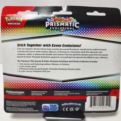 Pokemon Prismatic Evolutions Sylveon Tech Sticker Collection - Image 3
