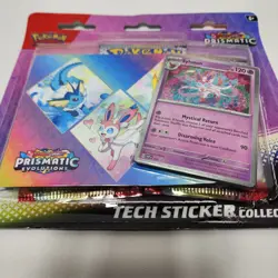Pokemon Prismatic Evolutions Sylveon Tech Sticker Collection - Image 4