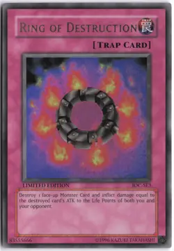 Yugioh - Ring of Destruction IOC-SE3 Limited - Invasion of Chaos - Image 1