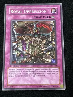 Yugioh Royal Oppression LOD-091 1st Edition Rare LP - Image 1